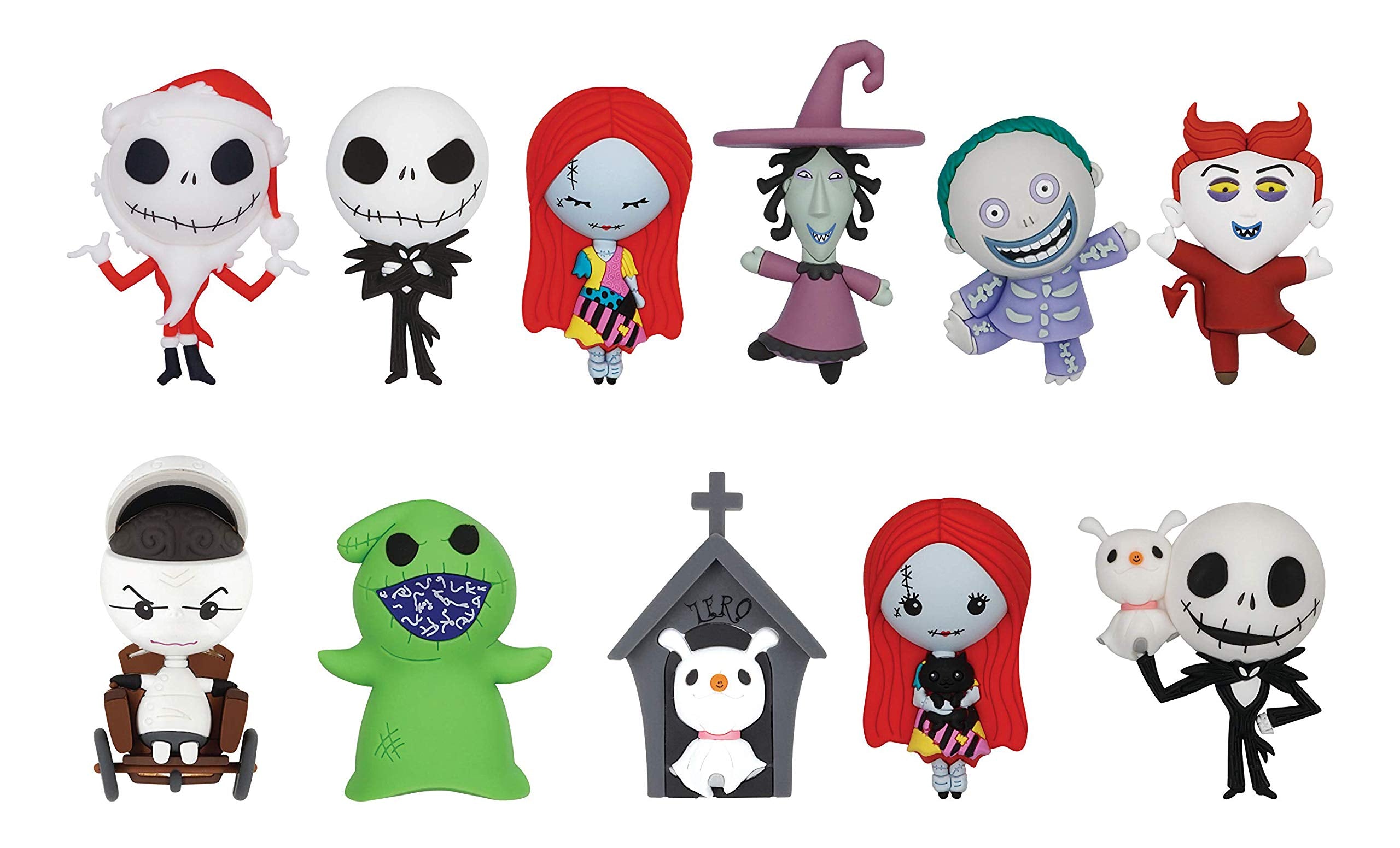 Nightmare Before Christmas Series 43D Foam Bag Clip in a Blind Bag
