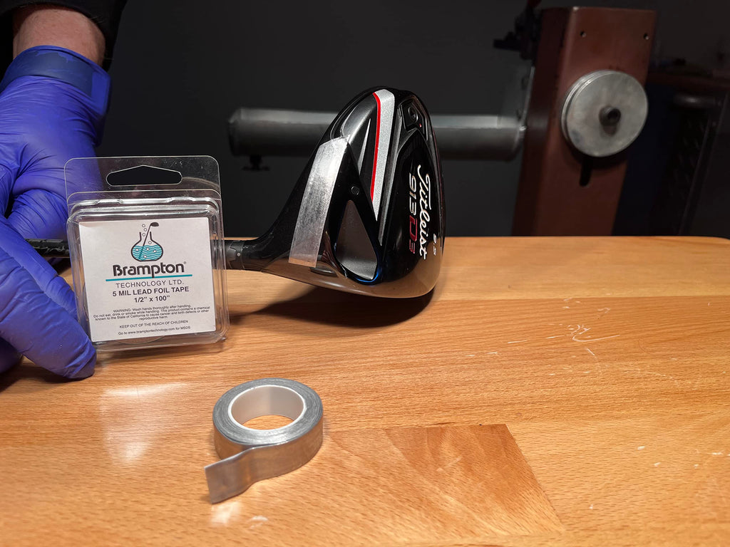 Brampton Golf Lead Tape 1/2 X 100 (5 Mil) - Easy To Cut And Apply - Stays On In All Weather - Adjust Swing Weight And Feel - Lea