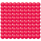 Franklin Sports X-40 Pickleballs - Outdoor - 100 Pack Bulk - Usa Pickleball Approved - Pink - Official Ball Of Us Open Picklebal