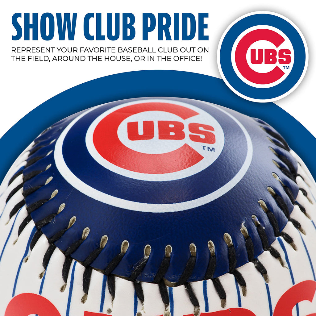 Franklin Sports Chicago Cubs Mlb Team Baseball - Mlb Team Logo Soft Baseballs - Toy Baseball For Kids - Great Decoration For Des