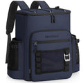 Hulongo Large 52cans Waterproof Insulated Cooler Backpack for Men & Women, Leak Proof Backpack Cooler, Soft, 8Gal (Dark Blue)