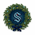 Rico Industries Nhl Hockey Seattle Kraken Wreath Shape Cut Pennant - Home And Living Room D  Cor - Soft Felt Ez To Hang