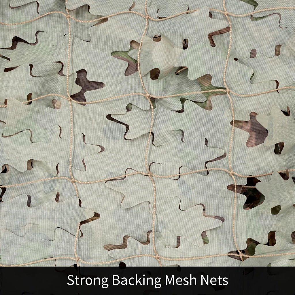 Loogu Camo Netting, Camouflage Netting For Sunshade, Camping, Shooting And Hunting And Many More (6.5X10Ft, 2Mx3M)