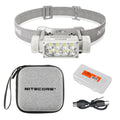 Nitecore HC65 UHE Headlamp, 2000 Lumen Heavy Duty Metal, USB-C Rechargeable with White, Red, and Reading Lights for Camping, Hik