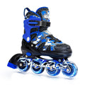 Kuxuan Skates Adjustable Inline Skates For Kids And Youth With Full Light Up Wheels Camo Outdoor Fun Illuminating Skates For Gir