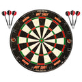 Ruthless Hot Shot Dart Board  Endurance Round Wire Sisal Dartboard Including 2 Sets Of Steel Tip Darts (Db073)