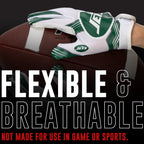 Franklin Sports New York Jets Youth Nfl Football Receiver Gloves - Official Nfl Team Logos - Kids Football Gear + Accessories -