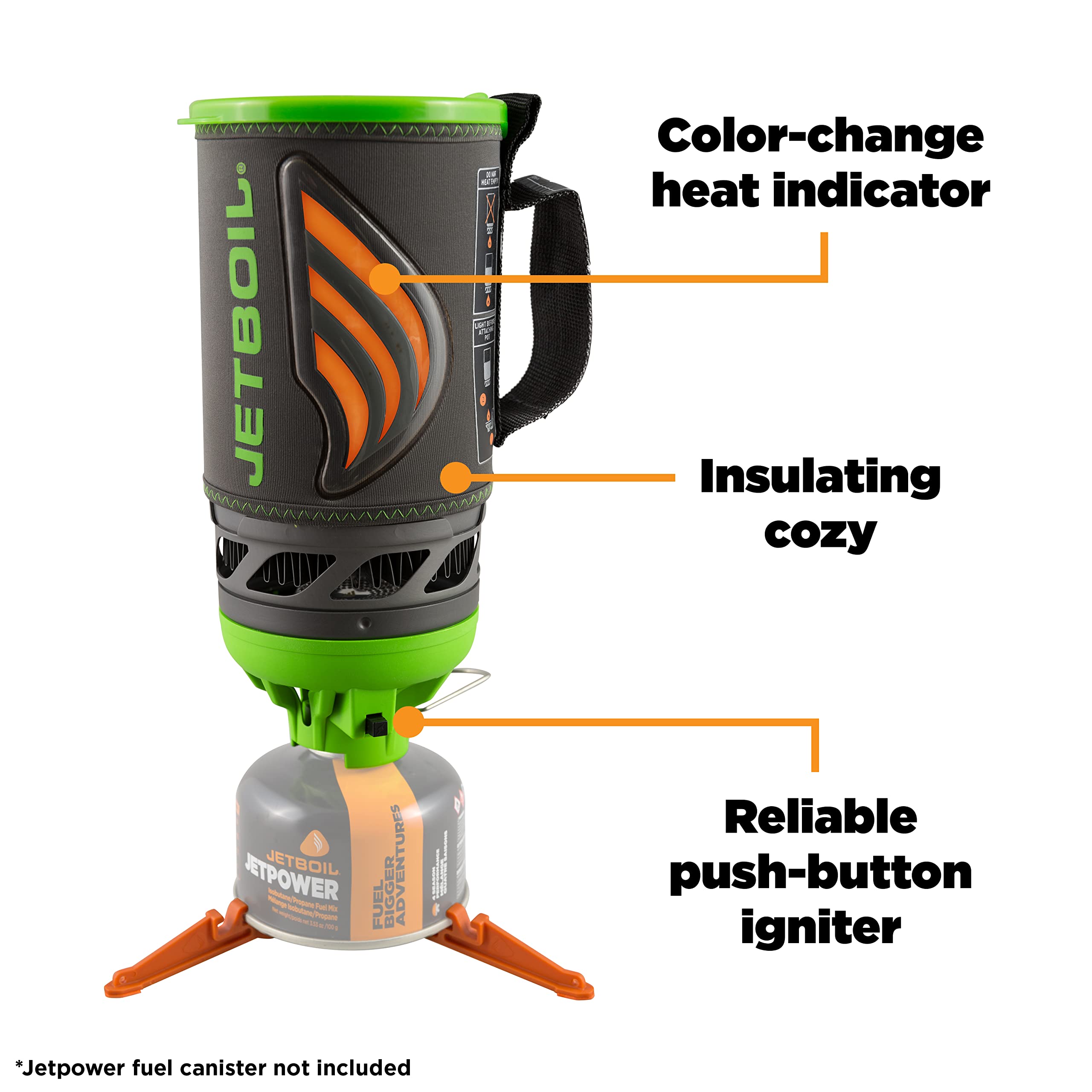 Jetboil Flash Java Kit Cooking System, Ecto Green