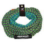 Airhead 2 Section Tow Rope, 1-4 Rider Towable Tube Compatible, Dual Sections, 4,150Lb Break Strength, 50 Ft And 60 Ft Options, K