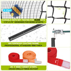 Volleyball Rebounder Net 7x4 Ft with Portable Travel Bag, 5-Angle Adjustable Rebounder Equipment for Practicing Digging, Setting