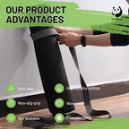 Slim Panda Yoga Mat Straps For Carrying,Adjustable Yoga Mat Carrier, Yoga Mat Sling(Yoga Mat Not Included)(Dark Grey 2.3M)