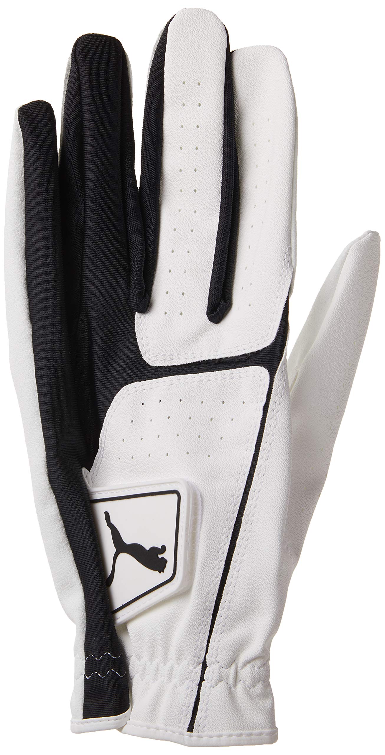 PUMA Golf Men's Flexlite Golf Glove (Bright White-Puma Black, X-Large, Left Hand)