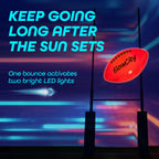 Glowcity Glow In The Dark Football - Light Up Led Ball - Perfect For Evening Play, Camping, And Beach Fun!