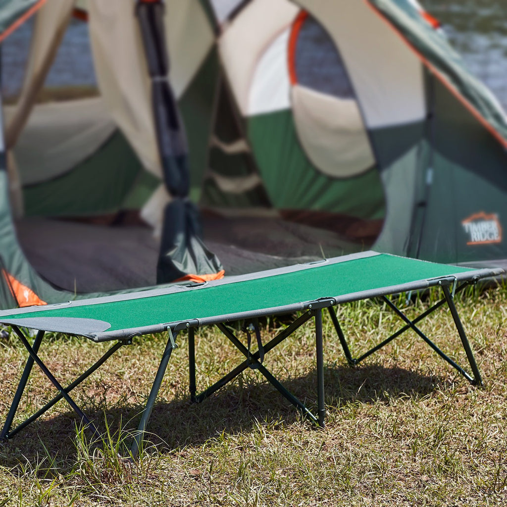 Portal Portable Adults Outdoor Bed Camp Cots For Sleeping With Carry Bag For Home, Travel, Office, Beach, Support Up To 300Lbs,