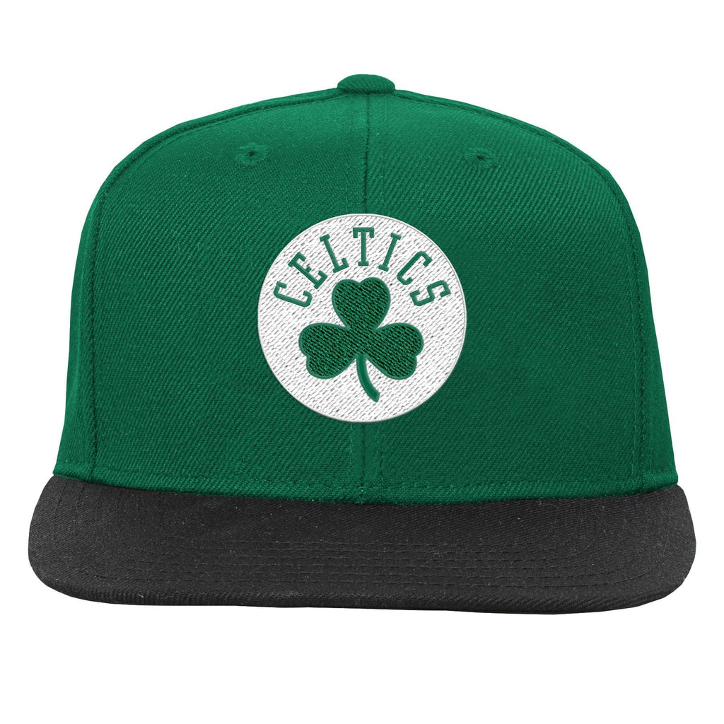 Outerstuff Nba Kids Youth 8-20 Official 2-Tone Snapback Hat Cap (Us, Alpha, One Size, Boston Celtics)