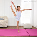 Best Choice Products 10Ftx4Ftx2In Folding Gym Mat 4-Panel Exercise Gymnastics Aerobics Workout Fitness Floor Mats W/Carrying Han