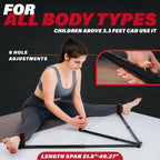 3 Bar Leg Stretcher - Stainless Steel Split Machine Mma Equipment Hamstring Stretcher Device Boosts Range Of Motion And Stretchi