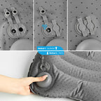 Camping Pillow With Built-In Pump - Inflatable Pillows - Travel Pillows For Backpacking & Airplane, Lumbar Support Blow Up & Pre