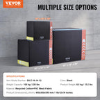Vevor 3 In 1 Plyometric Jump Box, 16/14/12 Inch Cotton Plyo Box, Platform & Jumping Agility Box, Anti-Slip Fitness Exercise Step
