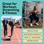 Squat Wedge - Squat Wedge Block 960 LBS Capacity - Slant Board for Calf Stretching with 5 Adjustable Angles - Calf Stretcher Sla