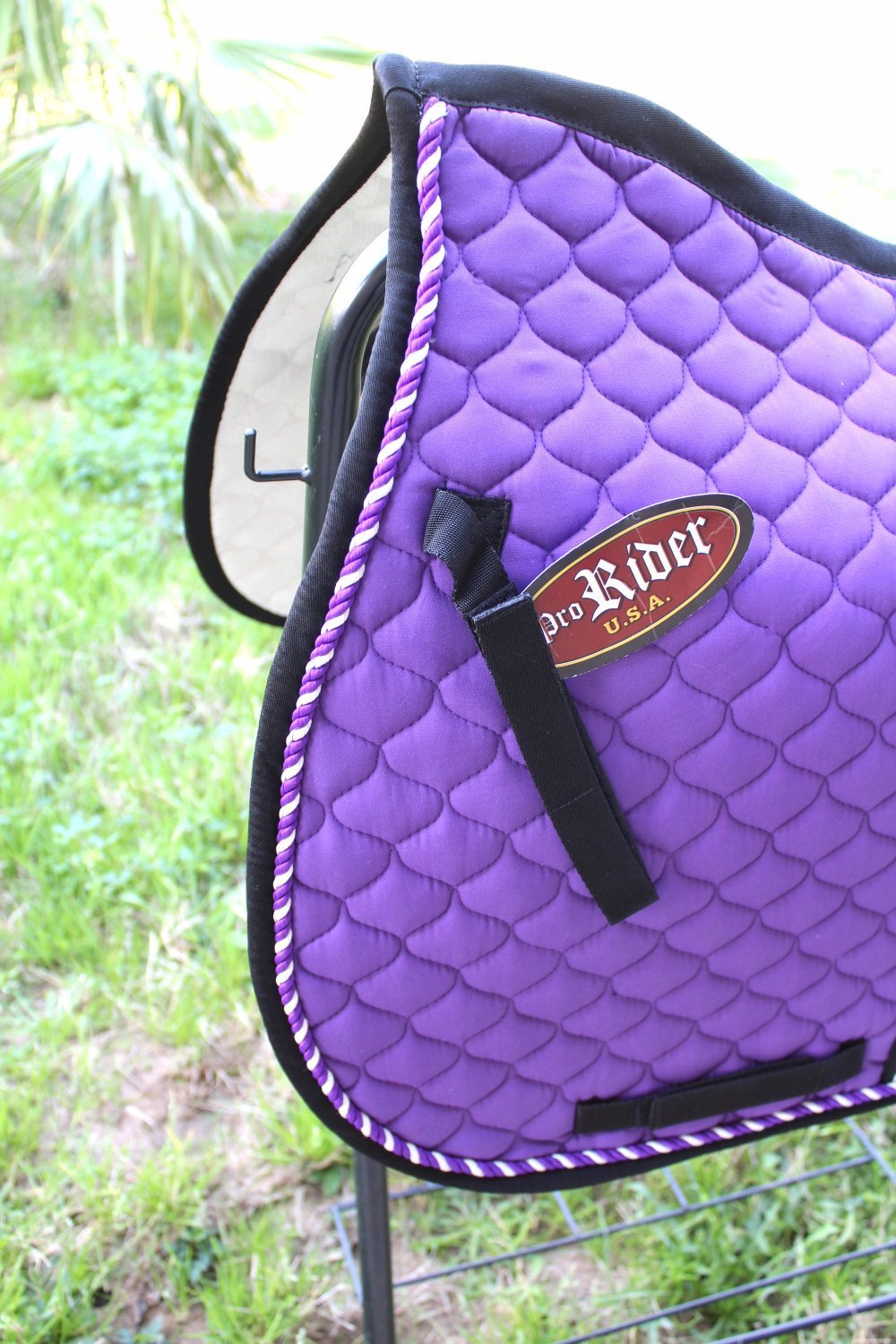Professional Equine Horse Quilted All Purpose English Saddle Pad Tack Trail Riding Purple 72F05