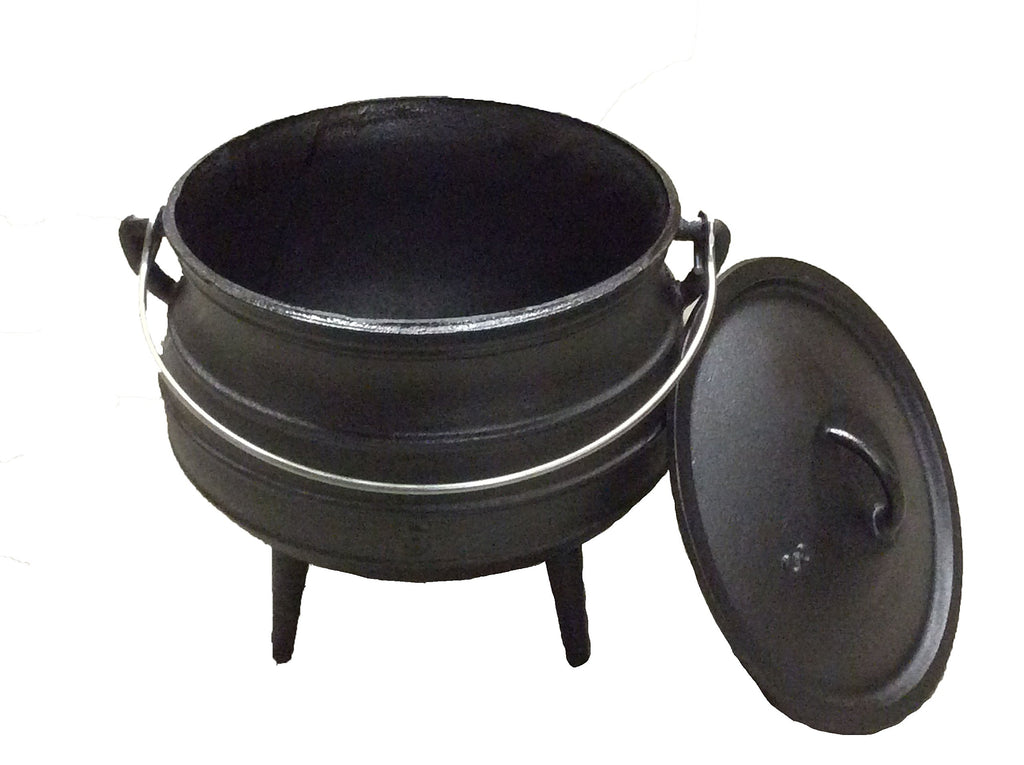 Cuisiland 8.6Qt Pre-Seasoned Cast Iron Potjie Pot