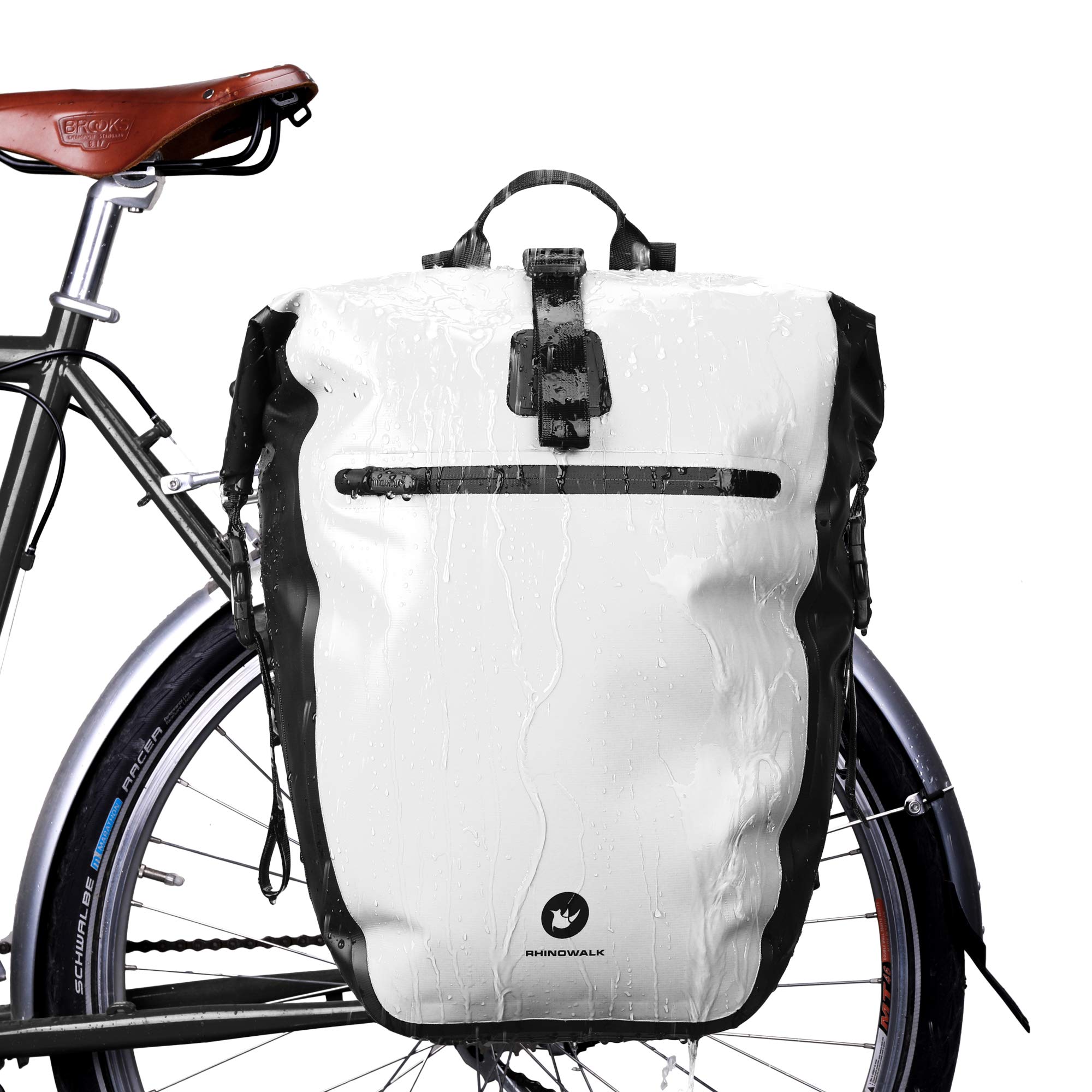 HUNTVP 27L Bike Pannier Bag Backpack Multifunctional Bicycle Bag Cycling Bicycle Rear Seat Trunk Pack Bag Bike Saddle Bag Backse