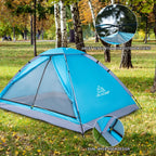 Jelucamp 1/2 Person Dome Tents For Camping, Lightweight Portable Single Backpacking Tent, Small Easy Setup Outdoor Waterproof Ca