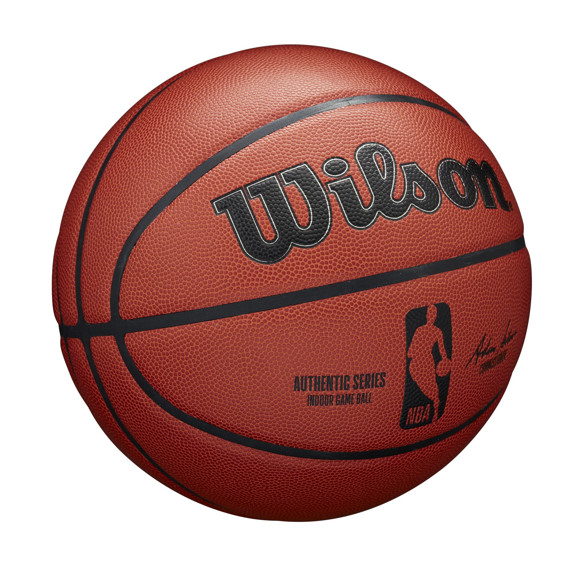 Wilson Nba Authentic Indoor Competition Basketball - Brown, Size 7-29.5''