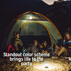 Kelty Tallboy Family + Car Camping Tent, 4 Or 6 Person Freestanding Overnight Shelter, Large Capacity, Tall Height, Stuff Sack I