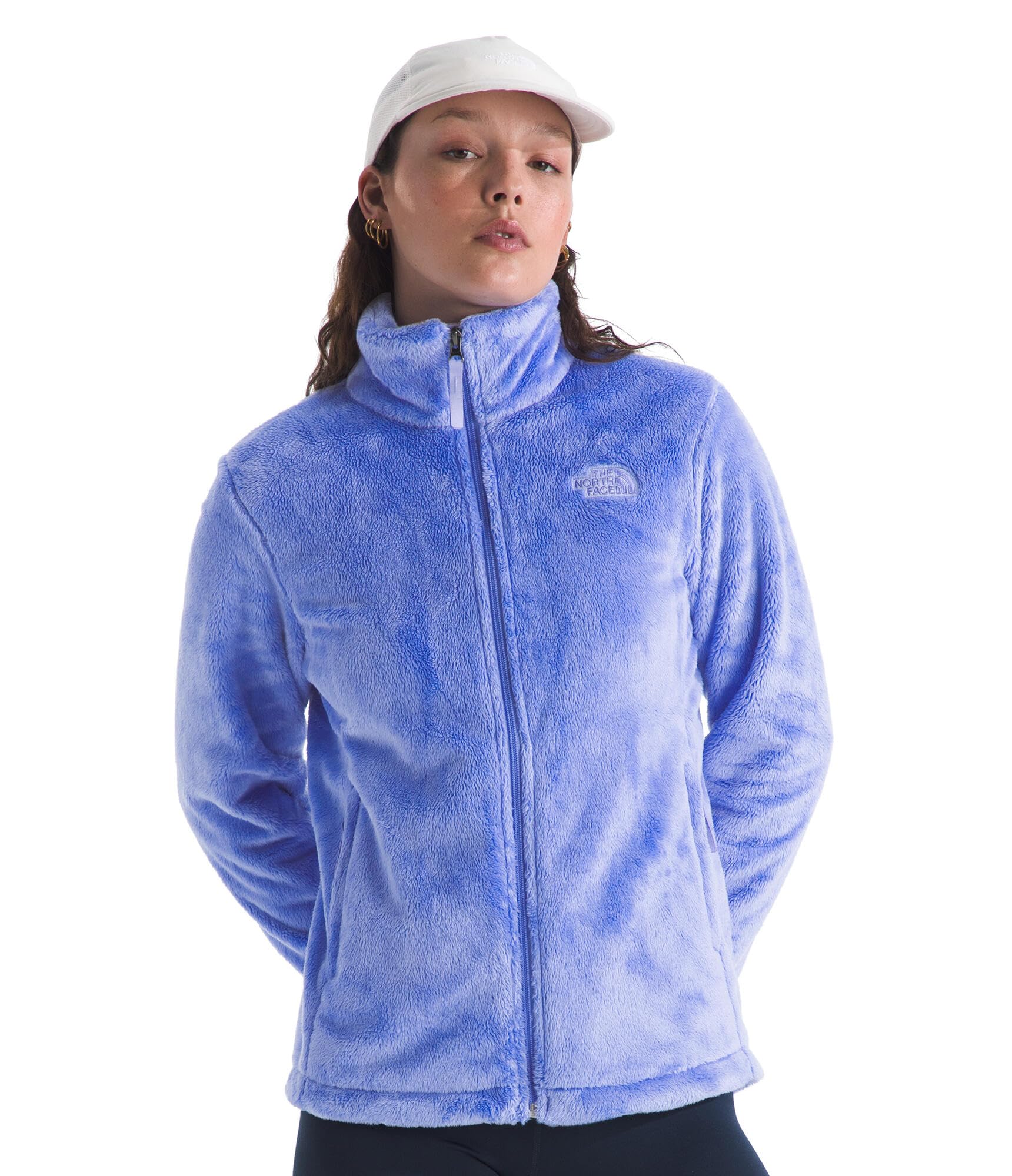 The North Face Womens Osito Full Zip Fleece Jacket (Standard & Plus Size) - Soft & Lightweight Fleece, Secure Zip Pockets, Peri