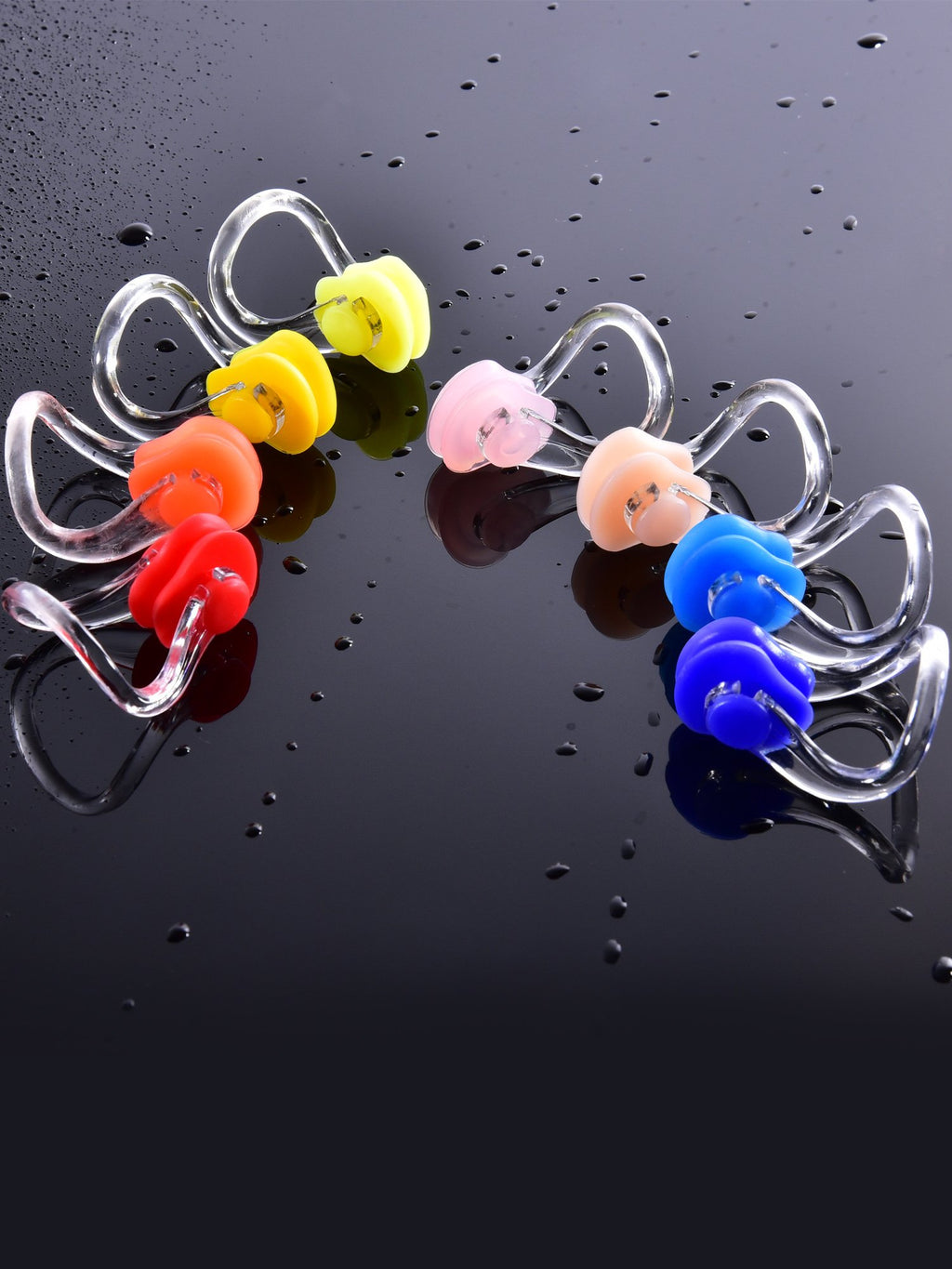 Satinior 14 Pieces Silicone Nose Clip Surfing Nose Plug Waterproof Nose Protector For Swimming And Training (Color Set 1)