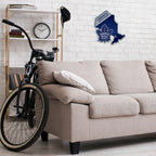Rico Industries Nhl Toronto Maple Leafs State Shape Shape Cut Pennant - Home And Living Room D  Cor - Soft Felt Ez To Hang