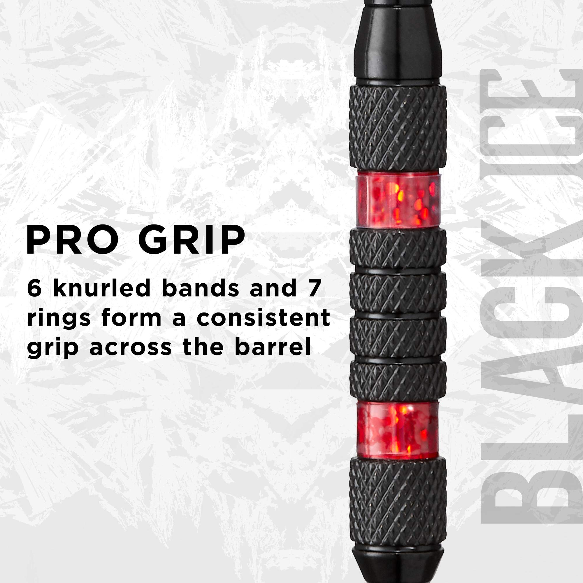 Viper Black Ice Soft Tip Darts With Red Rings, 18 Grams