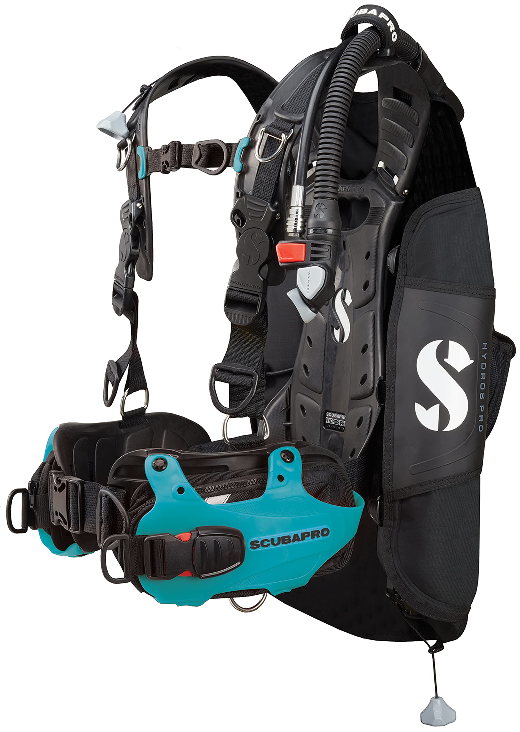 Scubapro Hydros Pro w/ 5th Gen. Air2 BCD Mens - Turquoise Small