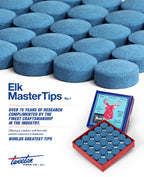 Tweeten Elk Master Billiard Pool Cue Tips - 1 Box - 50 Tips - Choose Your Size (10 Mm)