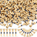 Mudder 600 Pack Golf Tees Bulk Wooden Bamboo Golf Tees Multicolor Wood for Men Balls Accessories (1-1/2 Inch,Blue,Wood Color)