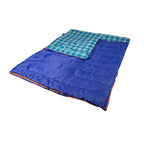 6 Lb - 2 Person Sleeping Bag - 87 In X 66 In, Blue