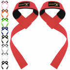 Ihuan Wrist Straps For Weight Lifting - Lifting Straps For Weightlifting  Gym Wrist Wraps With Extra Hand Grips Support For Stre