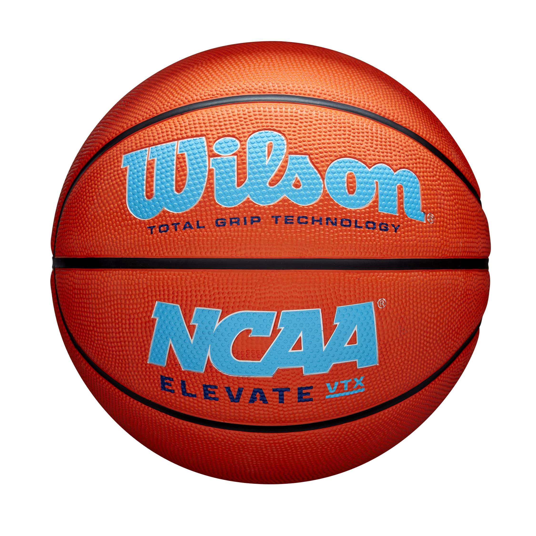 Wilson Ncaa Elevate Vtx Basketball - Size 6-28.5'', Orange/Blue