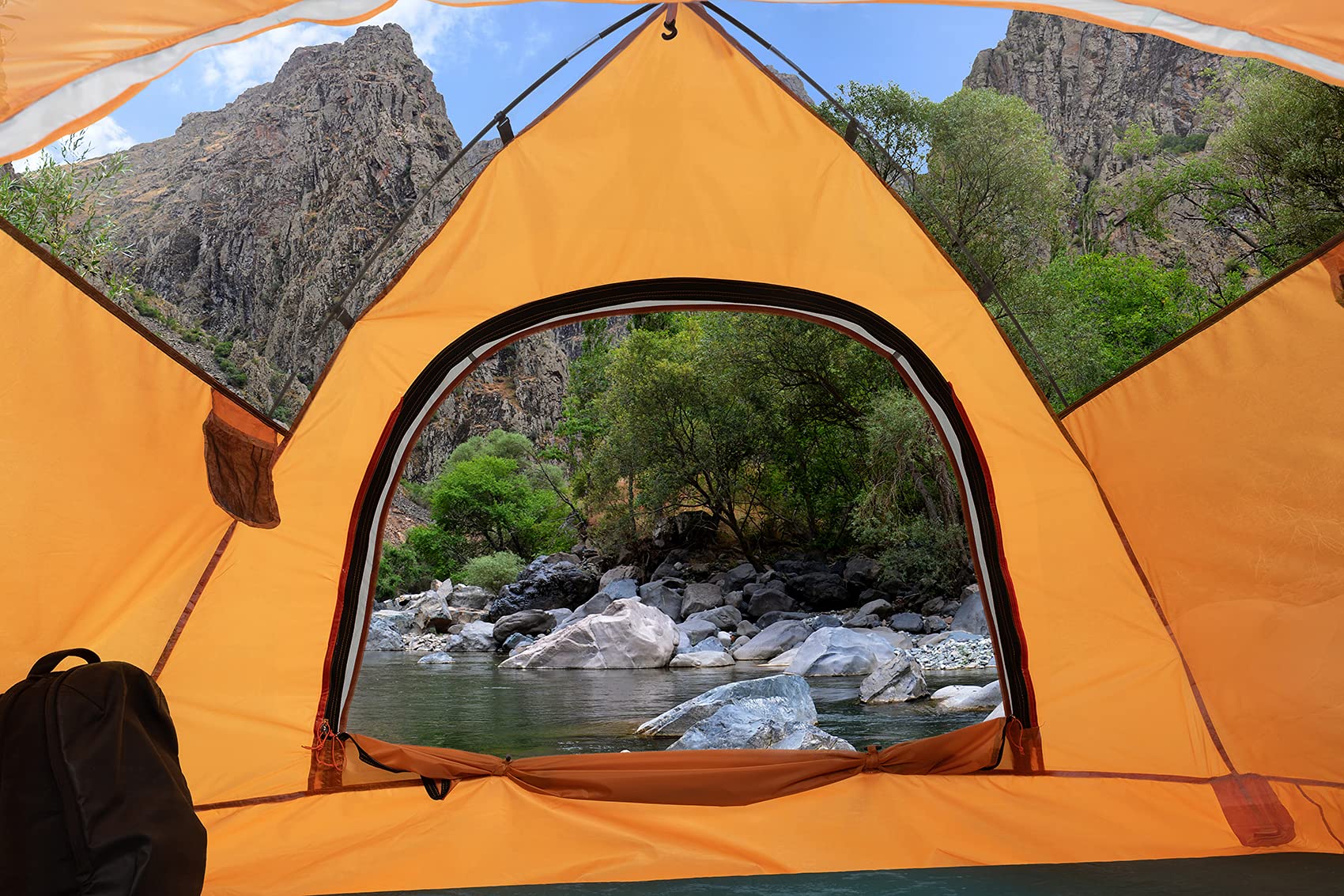 Vela Camping Tent For 2 Person, 4 Person, 6 Person - Waterproof Two Person Tents For Camping, Small Easy Up Tent For Family, Out