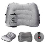 Crisonky Camping Pillow - Inflatable Pillow - Travel Pillows For Backpacking & Airplane, Lumbar Support 2.0 Blow Up Pillow, Ultr