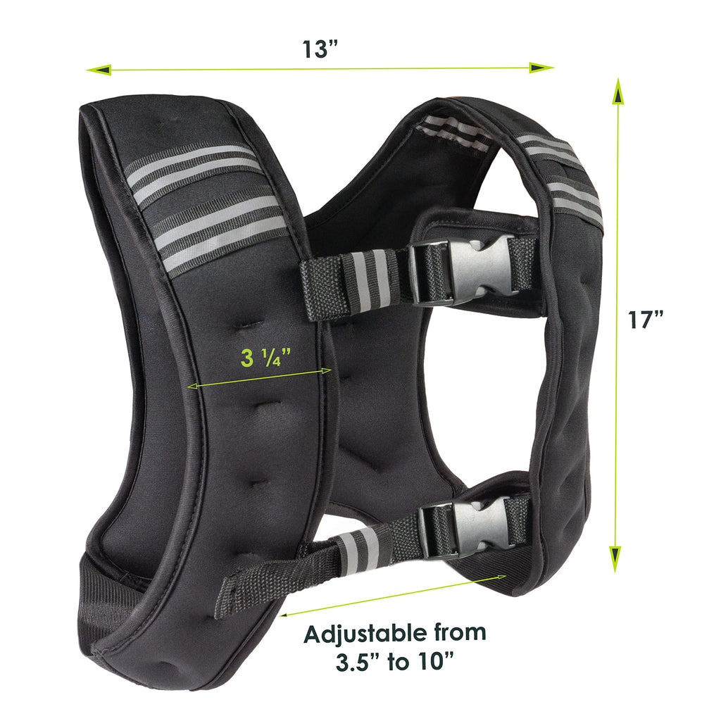 Prosourcefit Exercise Weighted Training Vest For Weight Lifting, Running, And Fitness Body Weight Workouts; Men & Women - 12Lb,