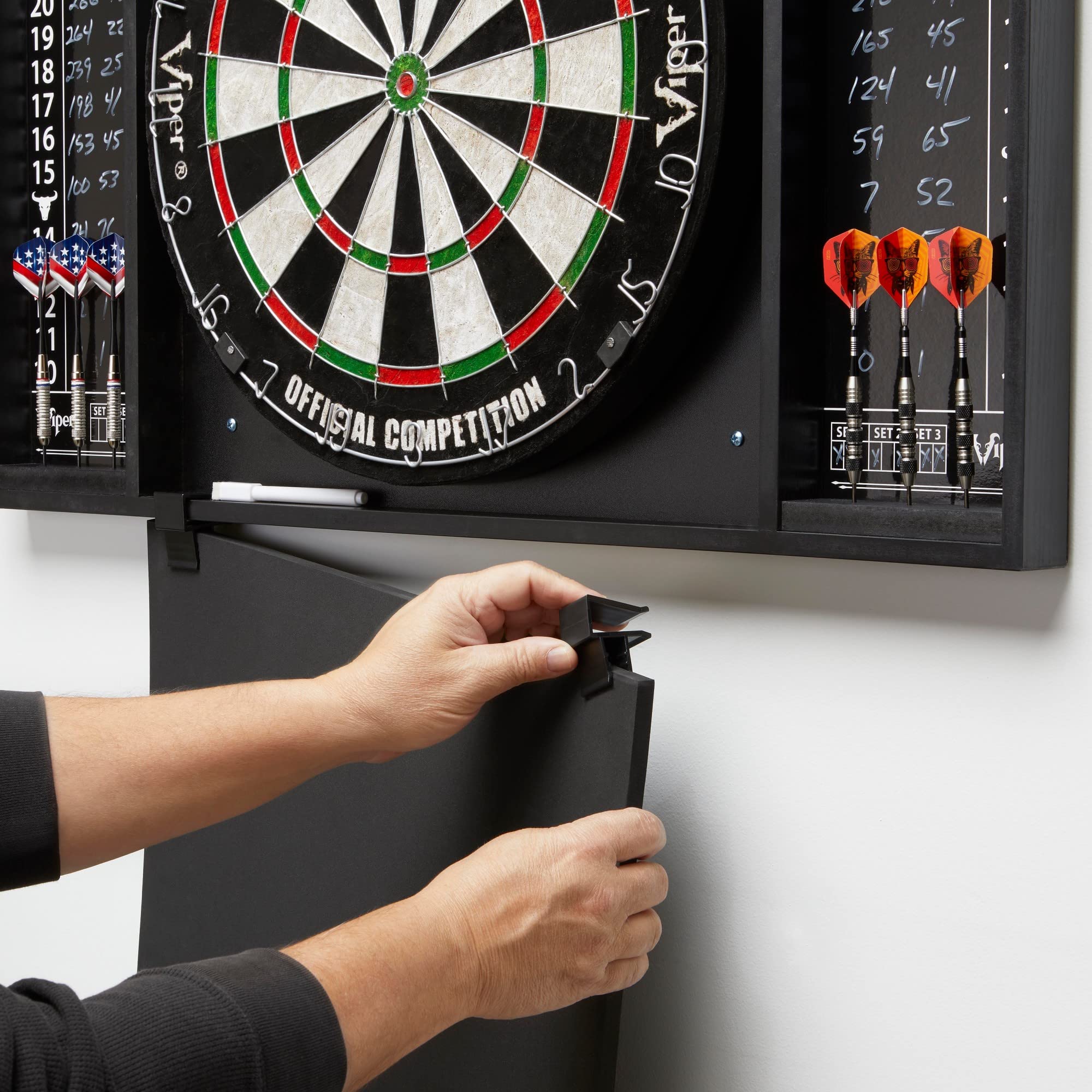 Viper By Gld Products Resolute Dart Backboard, Black