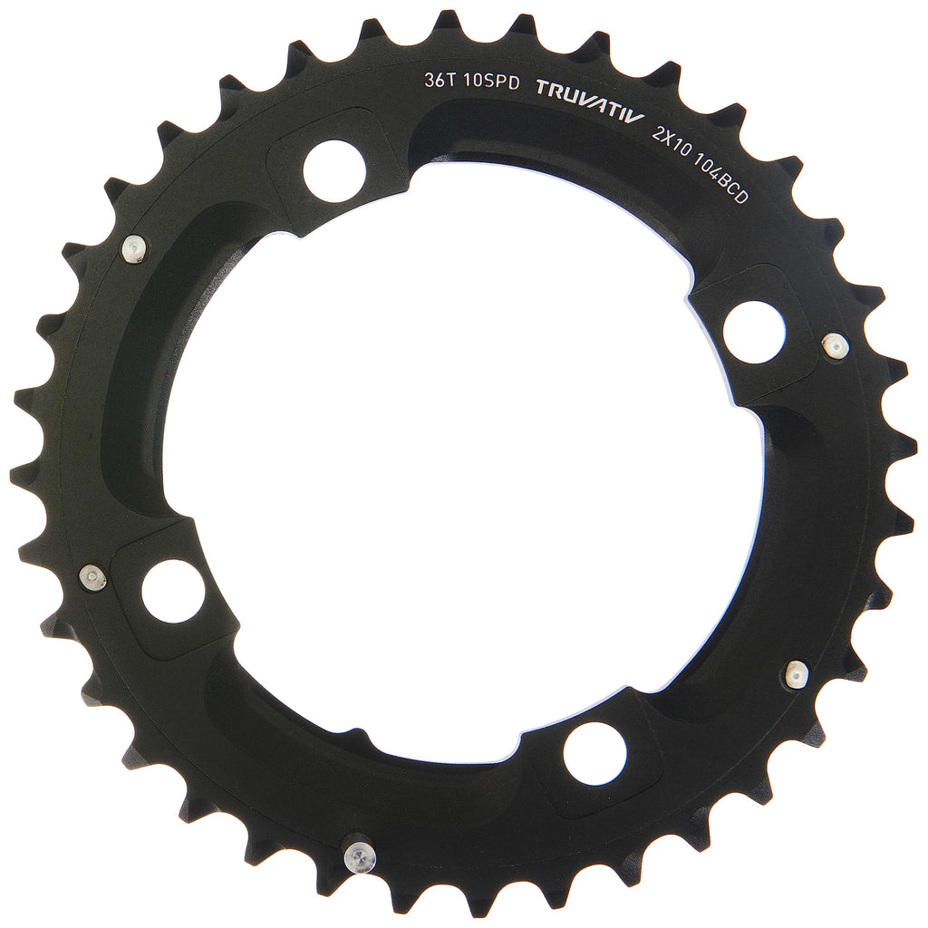 Sram/Truvativ X0 And X9 36T 104Mm Bcd 10 Speed Gxp Chainring With Long Over-Shift Pin, Use With 22T