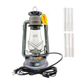 Light of Mine - Dietz #80 Blizzard Oil Lantern with 7/8 Replacement Wick Strips (Unfinished with Electric Conversion Kit)