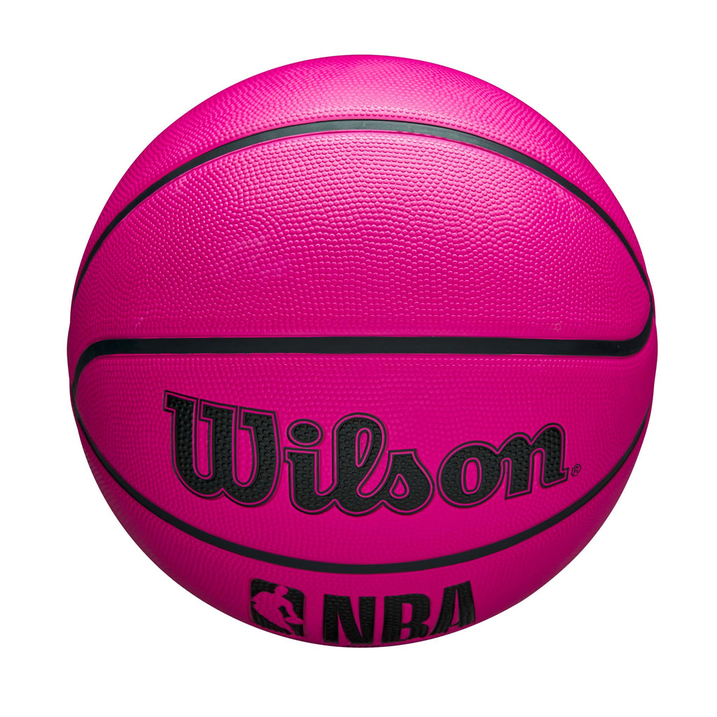 Wilson Nba Drv Outdoor Basketball With Pump - Pink, Size 7-29.5''