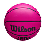 Wilson Nba Drv Outdoor Basketball With Pump - Pink, Size 7-29.5''