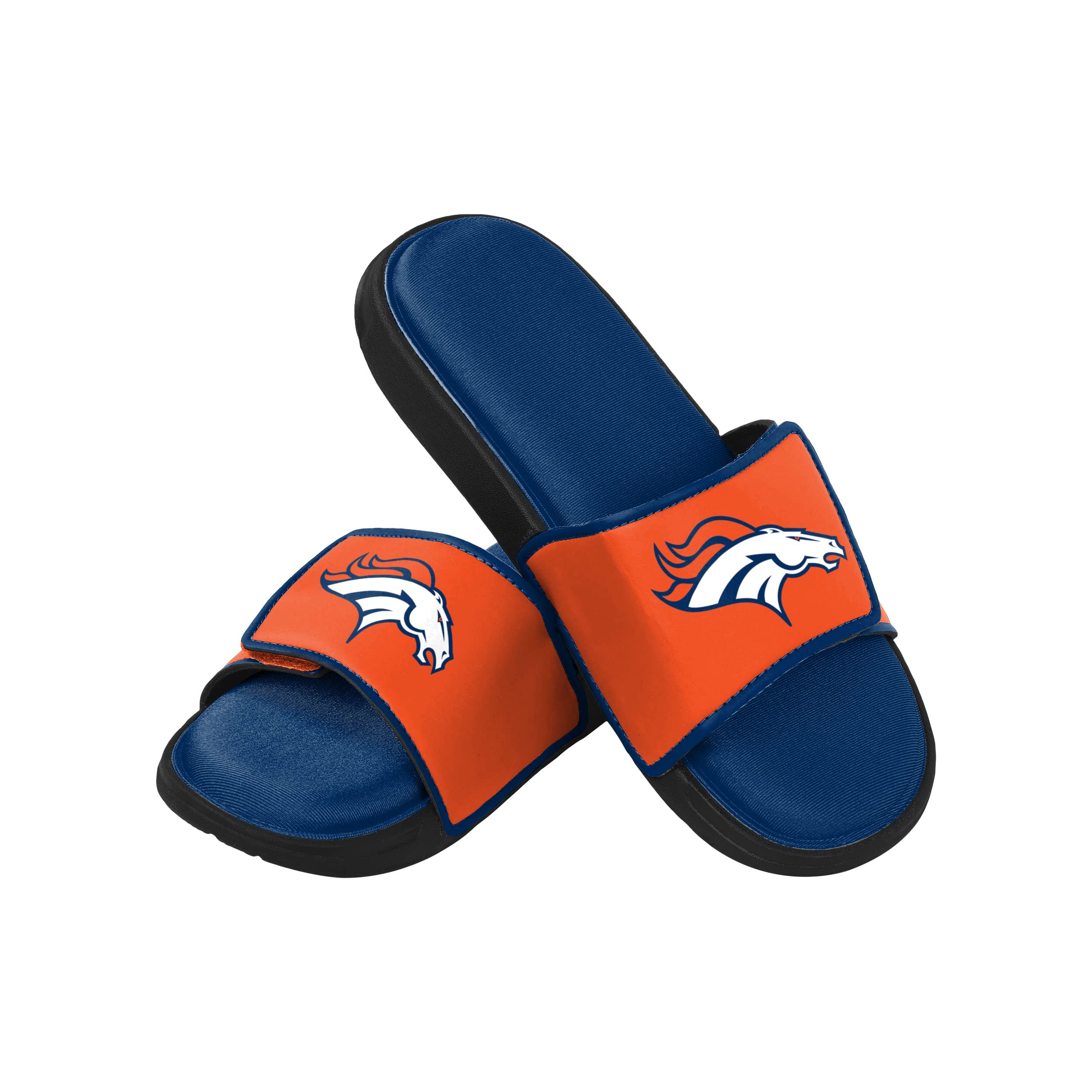 FOCO Denver Broncos NFL Mens Foam Sport Slide - XL