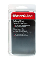 Motorguide 8M4000954 Trolling Motor Power Receptacle, 2-Prong 12V, 24V Or 36V Trolling Motors, For Bow-Panel Installation